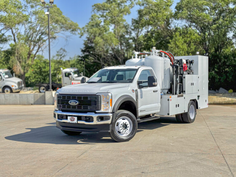 Ford Fuel and Lube truck ready to support your Fleet. Built by Mastertech in Wichita, Ks.