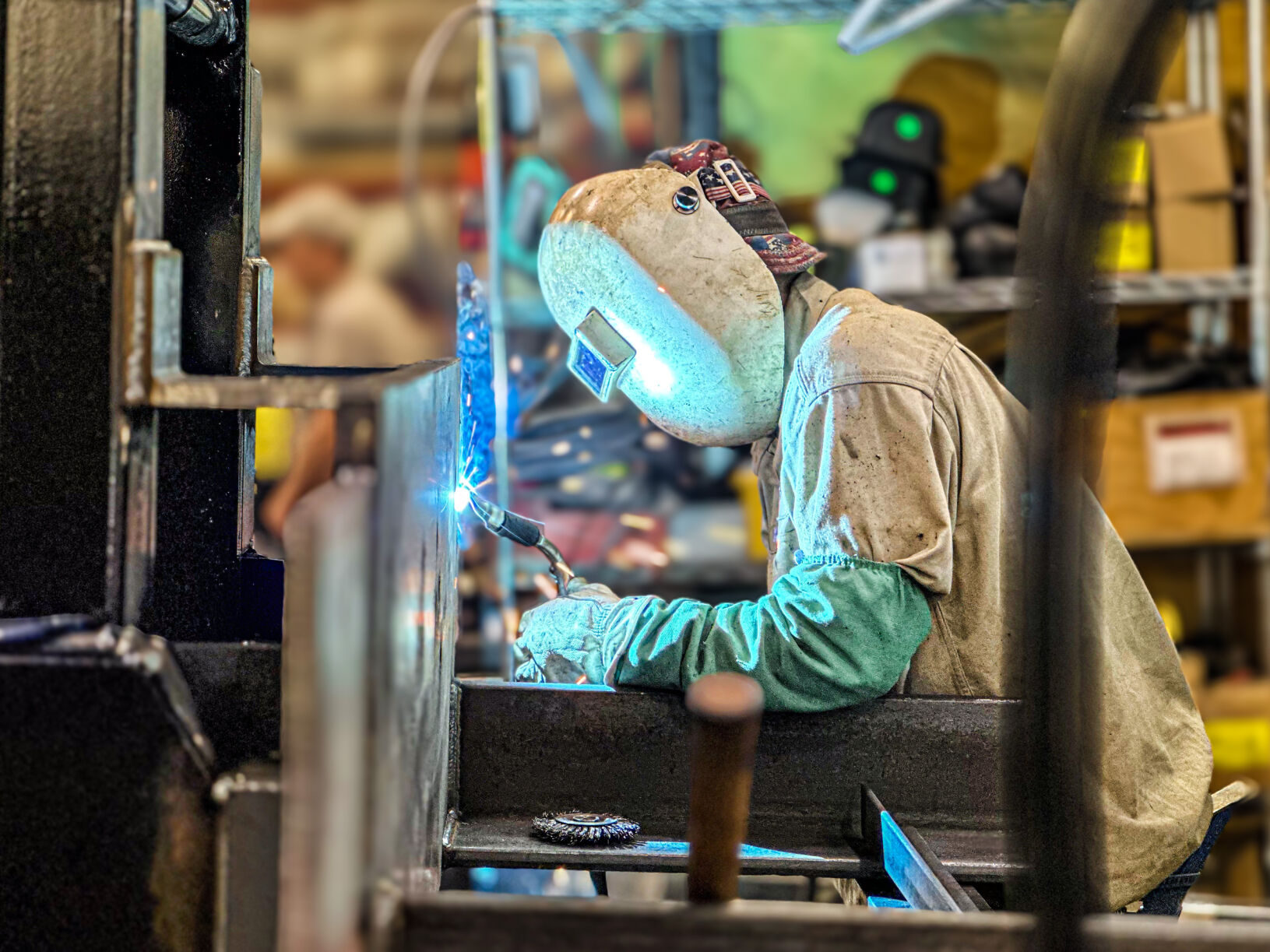 Precision welding at MasterTech Truck & Equipment ensures long-lasting truck body performance.