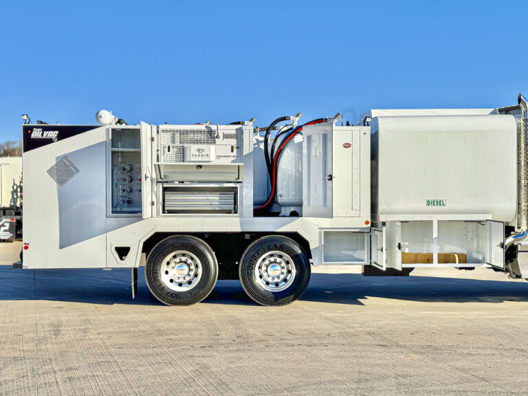 White Kenworth Fuel and Lube chassis by Master Tech Truck and Equipment. Ready to service your fleet!