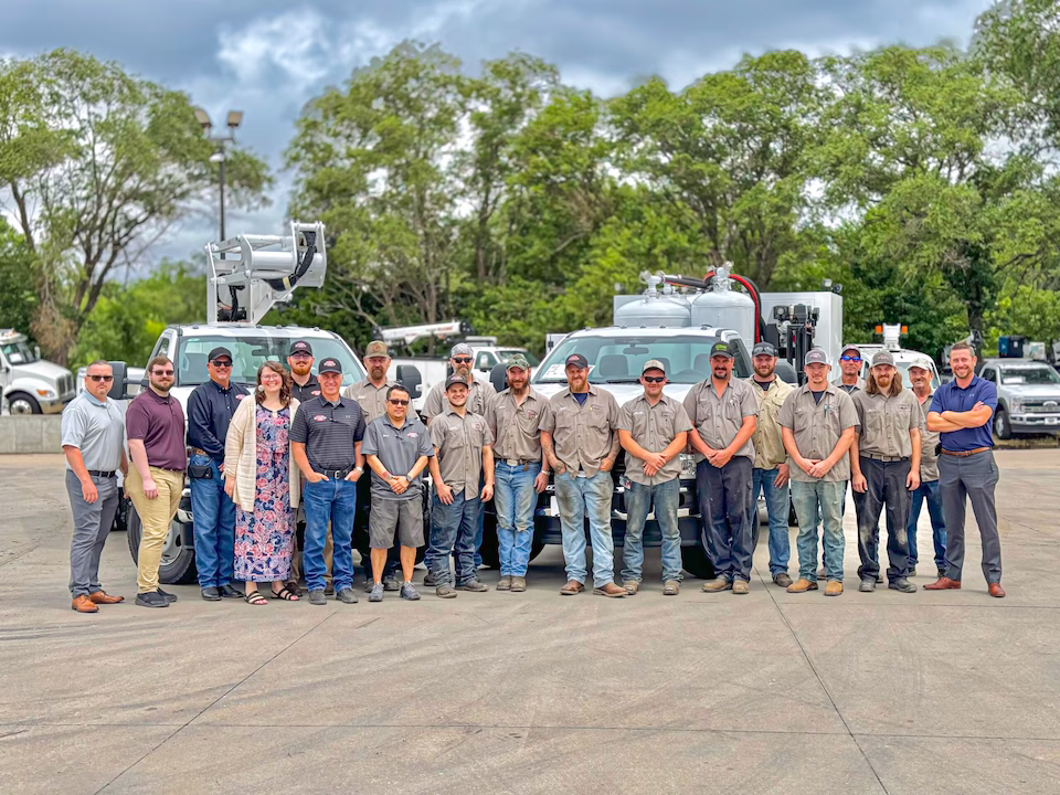 The crew behind MasterTech’s custom truck builds standing at the Wichita location.